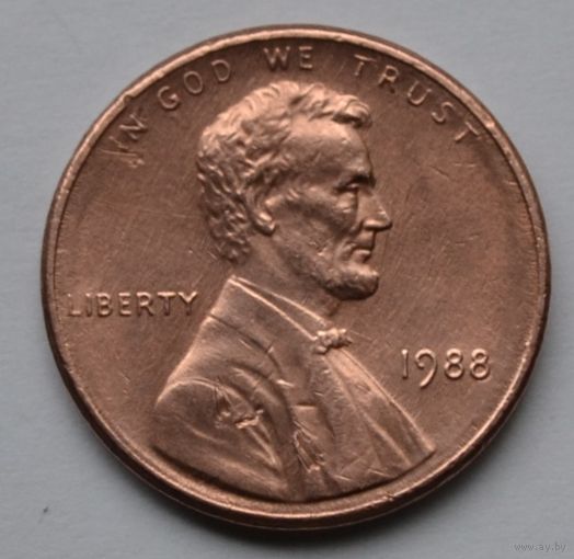 США, 1 цент 1988 г.