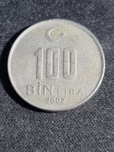 Турция 100 лир 2002