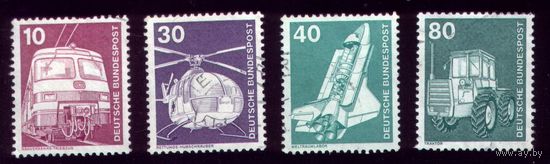 4 марки 1975 год Германия 847,849-850,853