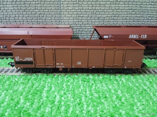 Полувагон 4-х осный "Liliput" (кор) б/у  Австрия 1/87 HO