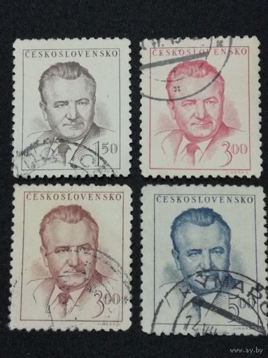 Чехословакия 1948. Президент Клемент Готвальд. Полная серия