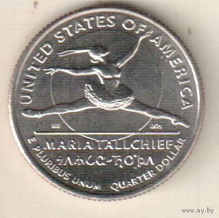 США квотер 2023 Выдающиеся Женщины Мария Толчиф двор D