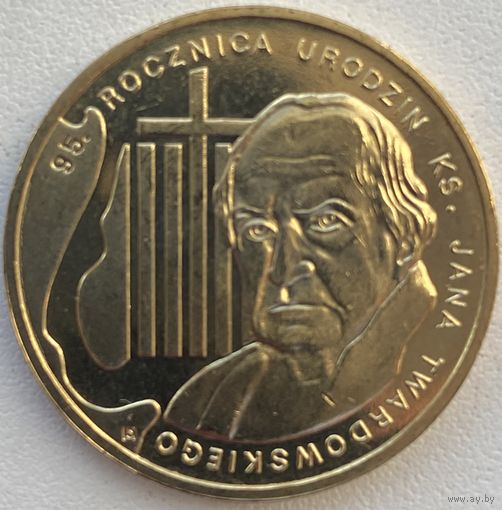 Польша 2 злотых 2010 г. 95 лет со дня рождения Яна Якуба Твардовского