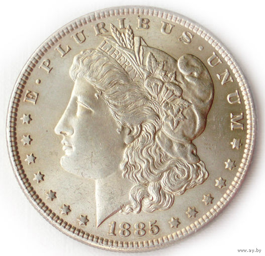 1 доллар 1885 UNC Супер! США. Доллар Моргана. Dollar Morgan
