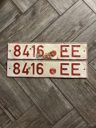 Номерные знаки (номера) старого образца РБ