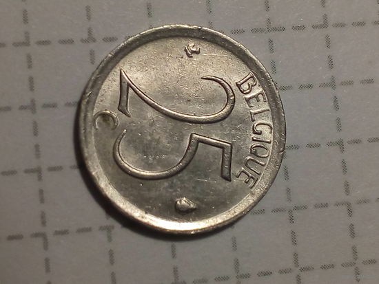 25 сантимов Бельгия 1970 год