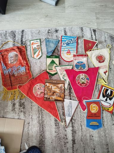 Лот вымпелов,с рубля