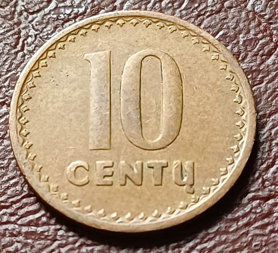 Литва 10 центов, 1991    ( 1-1-5 )