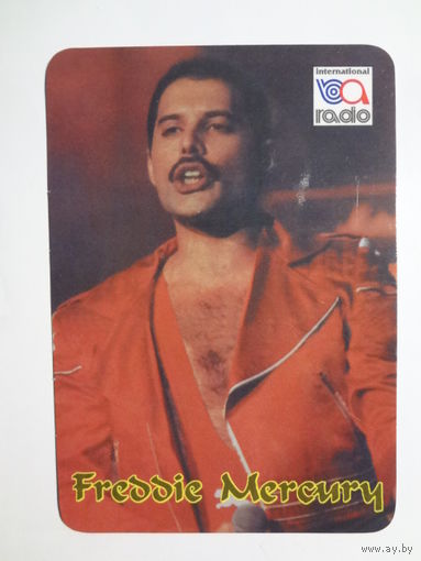 Календарик 1998 г. Фредди Меркьюри.