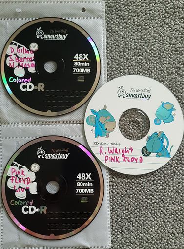 CD MP3 PINK FLOYD - Live Albums, Guilmour, Mason, Barrett, Wright - Selected Albums - 3 CD.