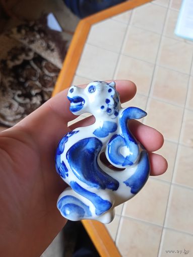 Статуэтка дракон ,Гжель СССР