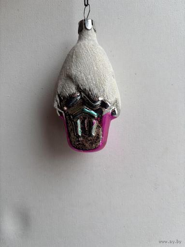 Елочная игрушка домик СССР