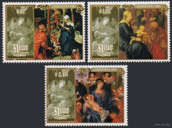 Дюрер Живопись Рождество 1987 Ниуэ  MNH