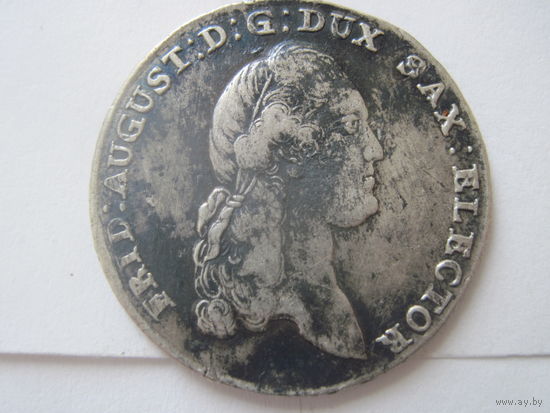 Германия Саксония Альбертинская линия 1\ 3 талера 1781 год I E C Фридрих Август 3