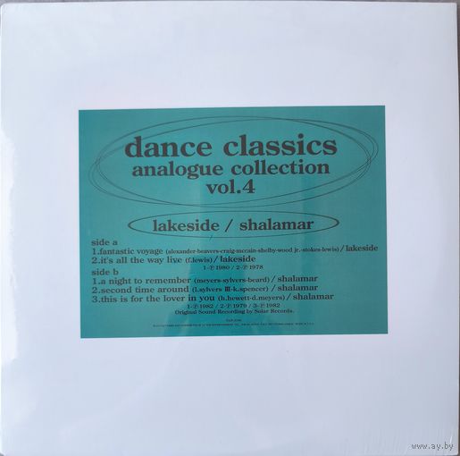 Lakeside/Shalamar - Dance Classic  (Japan 1997 запечатана)