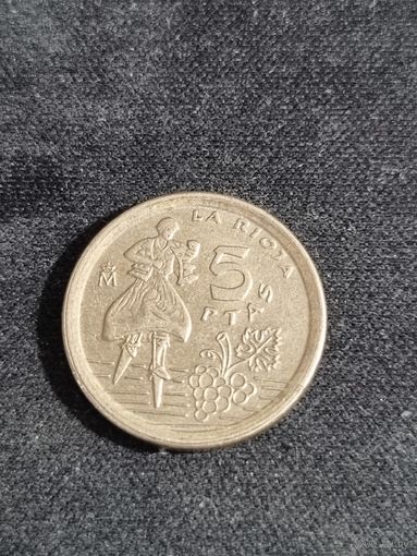 Испания 5 песет 1996 Риоха
