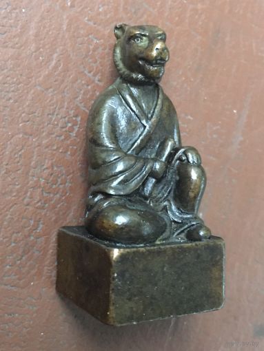 Бронзовая китайская печать