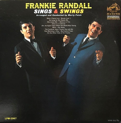 Frankie Randall, Sings & Swings, LP 1965