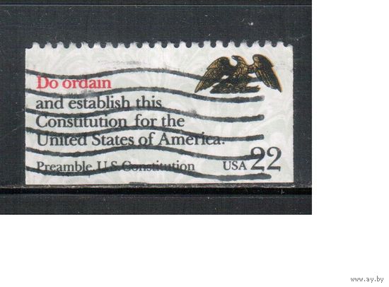 США-1987, (Мих.1947), гаш.,  200-лет конституции США,
