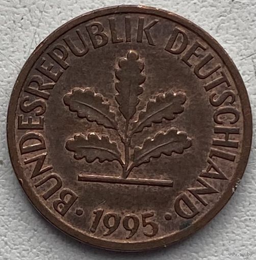 Германия 1 пфенниг 1995 г. G