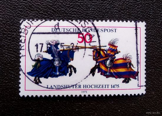 Марка Германия 1975 год