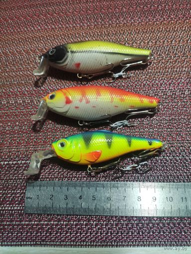 Воблеры от фирмы AQUA с изломанной лопаткой любой на выбор
