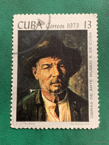 Куба 1973. Obras de arte museo de Cuba