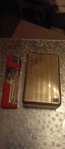 Мыльница металлическая старая