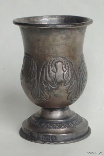 Рюмка Чарка Москва 1700 - 1710 год Серебро 84 Россия XVIII век