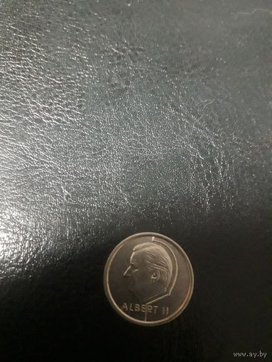 БЕЛЬГИЯ 1 франк 1998 г.