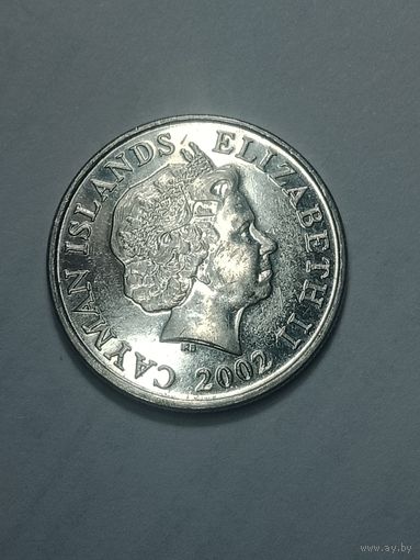 Каймановы острова 10 центов 2002 года .