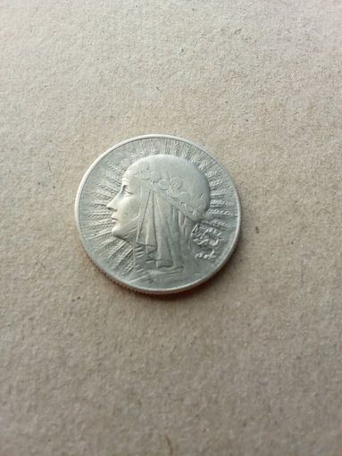 Польша 5 злотых 1933 г. (*). Сохран!!!