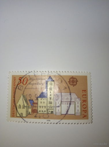 Германия 1978г. Марки ЕВРОПЫ - Памятники 50