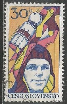 Чехословакия. 1-Й космонавт Ю.А.Гагарин. 1977г. Mi#2403.