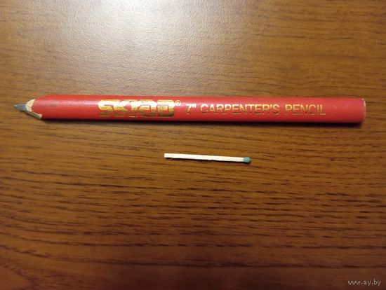 Плотницкий плоский карандаш, прошлого века