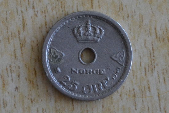 Норвегия 25 эре 1949
