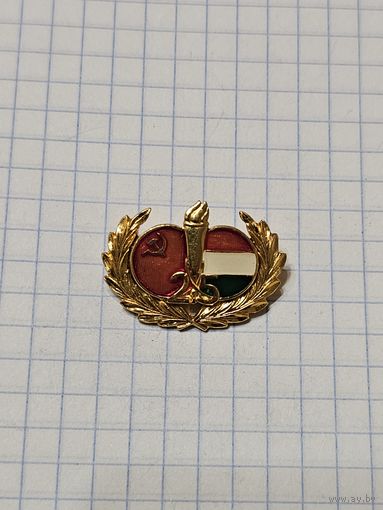Знак-значок ,,25 лет обществу Советско-Венгерской дружбы''