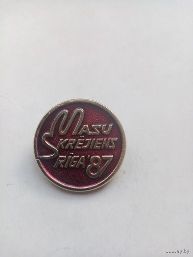 ЗНАЧОК РИГА-87
