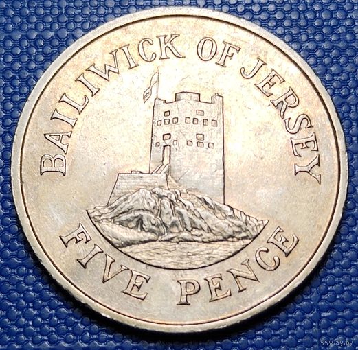 Джерси 5 пенсов 1984 г.