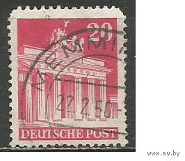 Германия(Американская зона). Бранденбургские ворота. Берлин. 1948г. Mi#85.