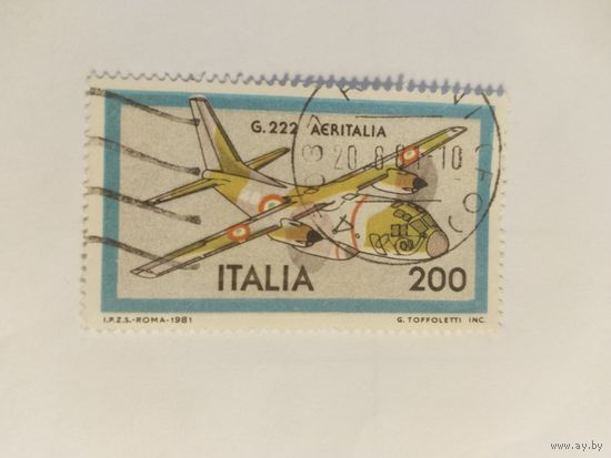 Италия  1971  самолет G 222