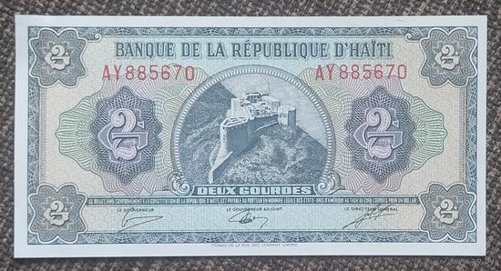 2 гурда 1979 года - Гаити - UNC