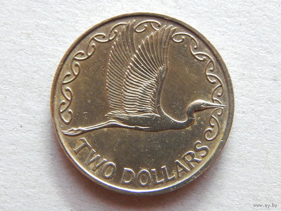 Новая Зеландия 2 доллара 2001г.