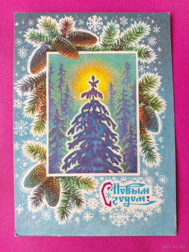 С новым годом! Чистая. 1976 года. Пармеев. 1626.