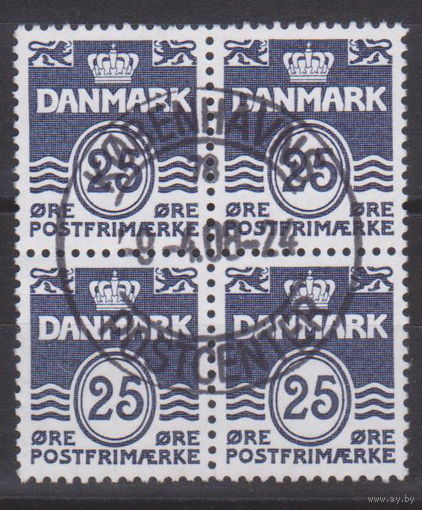 Герб Дания 2005 год Лот 14 КВАРТБЛОК