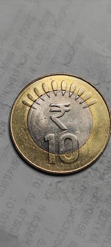 Индия 10 рупий 2016