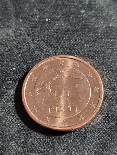 Эстония 1 евроцент 2022 Unc