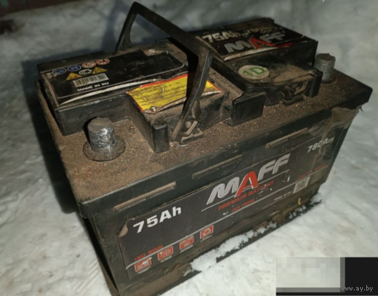 Аккумулятор Maff 75A 780 дизель/бензин R+ 5лет