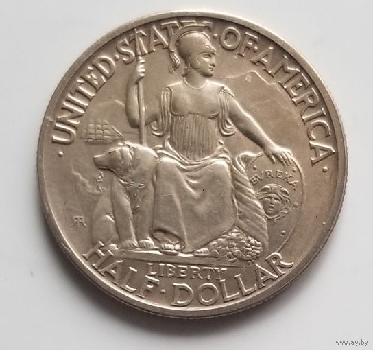 1/2 доллара США,1935, международная выставка Сан-Франциско, Ag.