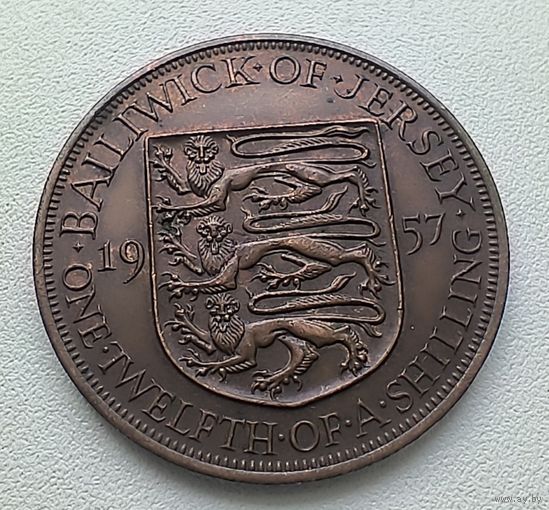 Джерси 1/12 шиллинга, 1957  1-13-24